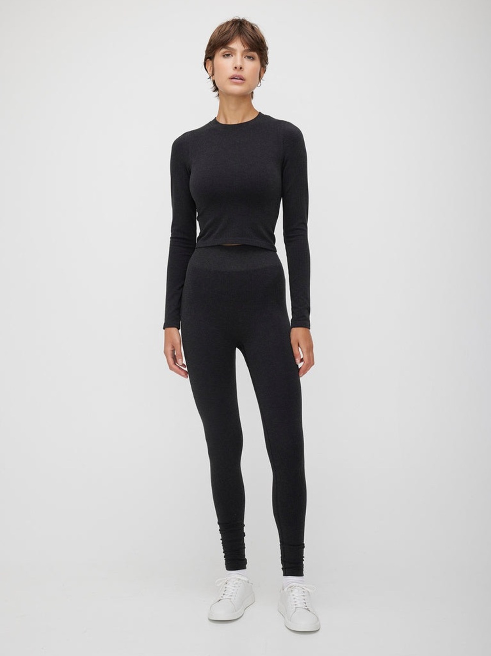 Kit and Ace Seamless Flexrib High Rise Leggings XXS/XS Black
